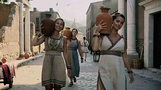 Pompeiopolis Antik Kenti'nde 2 bin yıllık tarih yapay zekayla canlandı