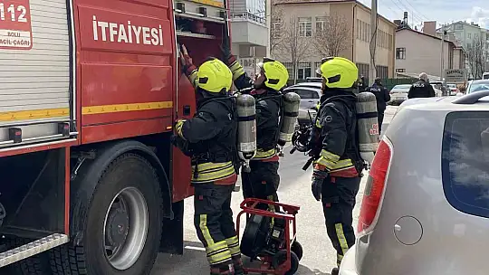 Prizde unutulan saç kurutma makinesi yangın çıkarttı, ekipler harekete geçti