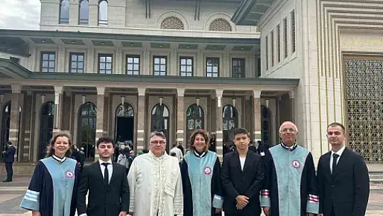Rektör Özölçer Cumhurbaşkanlığı Külliyesinde gerçekleşen 2025-2026 Akademik Yılı açılış törenine katıldı