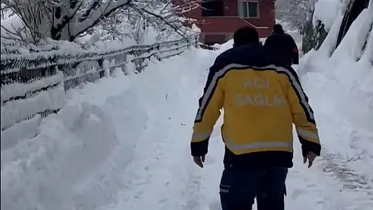 Sağlık ekipleri 72 saat içerisinde karda mahsur kalan 265 hastaya ulaştı
