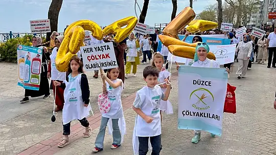 Sağlık için yürüdüler farkındalık oluşturdular