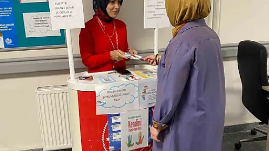 Sağlıklı ve dengeli bir yaşam standı açıldı