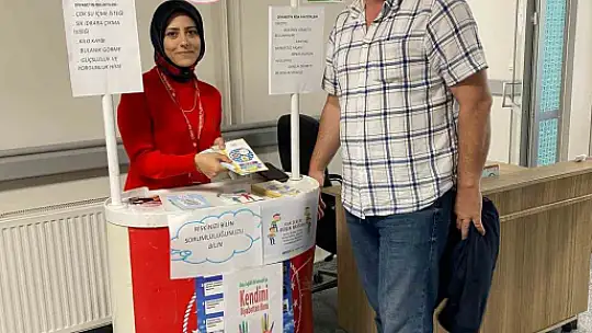 Sağlıklı ve dengeli bir yaşam standı açıldı