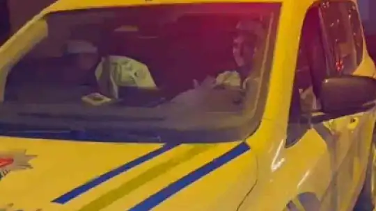Sahte ihbarla polis haftasını kutladılar
