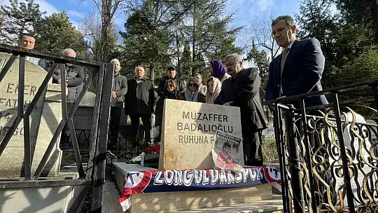 Samsunsporlu eski futbolcu Muzaffer Badalıoğlu, Zonguldak'ta anıldı