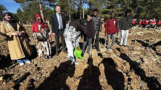 Şehit orman işçisi Enes Kızılyer anısına çeşme açılışı ve fidan dikimi yapıldı