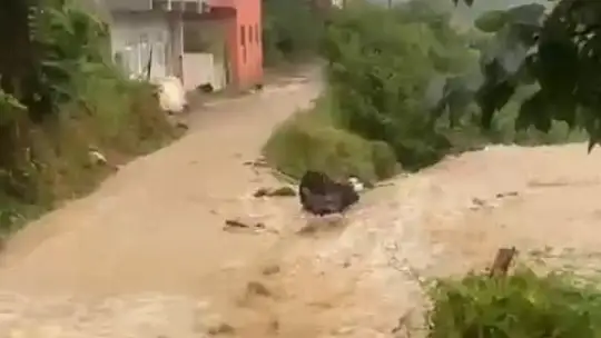 Selin vurduğu Doğanyurt'ta menfezler tıkandı, köylerde dereler taştı