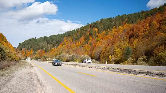 Sonbaharla Kastamonu ormanlarının mest eden buluşması