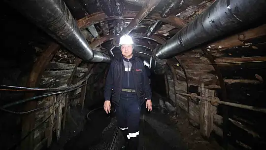 SP Genel Başkanı Arıkan Zonguldak'ta madene indi