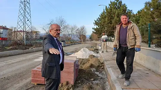 Taşköprü Belediyesi, yol yapım ve çevre düzenleme çalışmalarına aralıksız devam ediyor