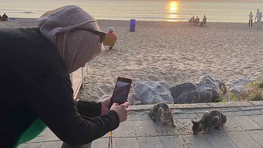 Tatil köyü İnkumu, bayramın ilk gününü sakin geçirdi
