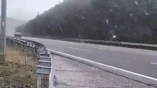 TEM'in Bolu geçişinde kar başladı