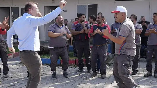 Temizlik personeli yeni döneme eğlenceli başladı