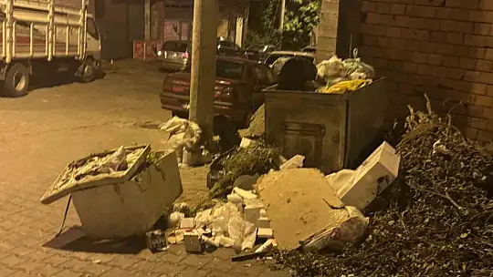 Toplanmayan çöpler tepkilere neden oldu