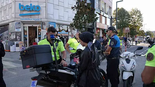 Trafiğe kapalı alanlarda motosiklet denetimi