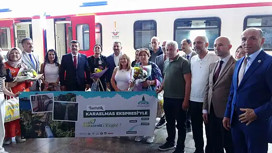 Turistik Karaelmas Ekspresi Zonguldak'a ulaştı