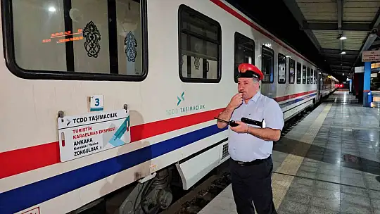 Turistik Karaelmas Ekspresi Zonguldak'tan Ankara'ya hareket etti