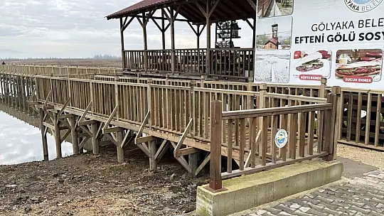 Turizmin parlayan yıldızı Efteni Gölü'nde engelsiz dönem başladı