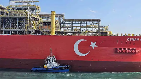 Türkiye'nin ilk yüzer gaz üretim platformu Osman Gazi Filyos Limanı'nda