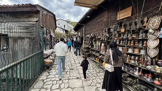 UNESCO kenti Safranbolu'da hafta sonu hareketliliği