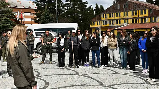 Üniversite öğrencileri dersi Ilgaz Dağı'nda işledi