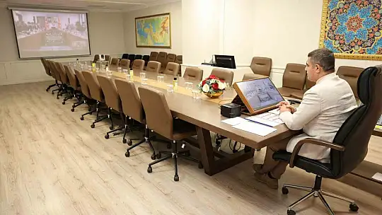 Vali Aslan, Bakan Yerlikaya başkanlığındaki toplantıya katıldı