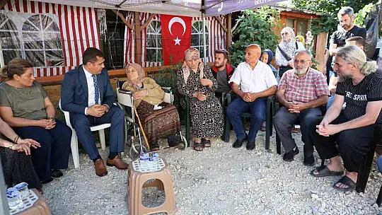 Vali Aslan, Çakmak ailesine taziyede bulundu
