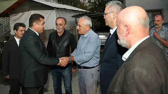 Vali Aslan'dan muhtara taziye