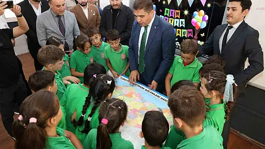 Vali Aslan'dan yenilenen okula ziyaret