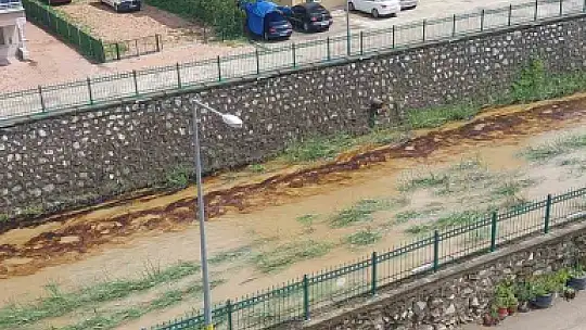 Vatandaşların dikkati çevre kirliliğini ortaya çıkardı: Dereye karışan kimyasal atık Karadeniz'e aktı