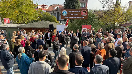 Avni Çelebi parkı yeni yüzüyle yeniden hizmette