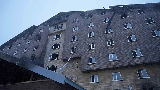 Yanan otel için rapor