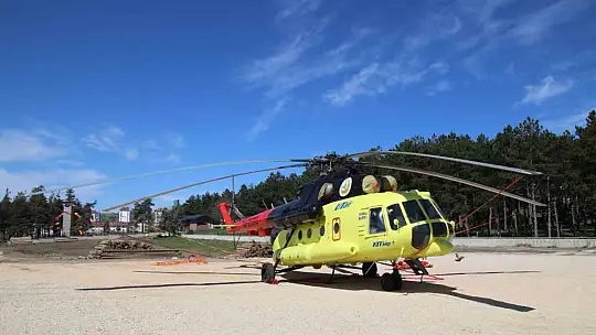 Yangın söndürme helikopteri Bolu'da konuşlandırıldı