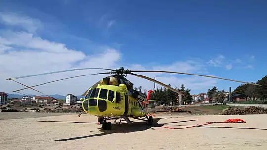 Yangın söndürme helikopteri Bolu'da konuşlandırıldı