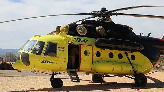 Yangın söndürme helikopteri Bolu'da konuşlandırıldı