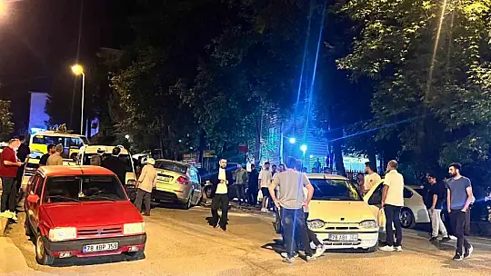 Yaralamalı zincirleme kazanın görüntüleri ortaya çıktı