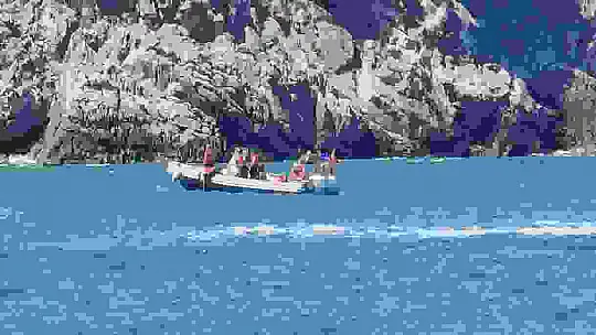 Yasağa rağmen girdiği denizde kaybolan vatandaşı arama çalışmaları ikinci gününde