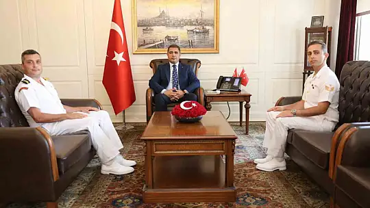 Yeni komutan Vali Aslan ile buluştu
