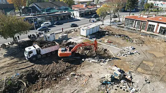 Yeni Merkez Caminin temel çalışmaları başladı