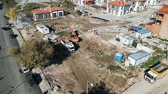 Yeni Merkez Caminin temel çalışmaları başladı