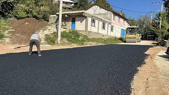 Yığılca'da asfalt çalışmaları sürüyor