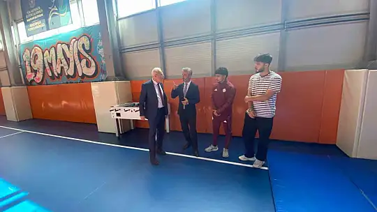 Yığılca'nın spor alanlarını Arslantürk inceledi