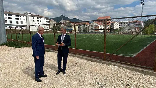 Yığılca'nın spor alanlarını Arslantürk inceledi