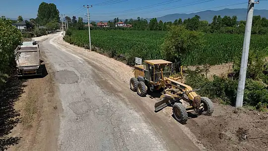 Yol genişletme çalışmaları devam ediyor