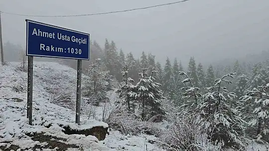 Yüksek kesimde kar yağışı, alçakta sis etkili oluyor