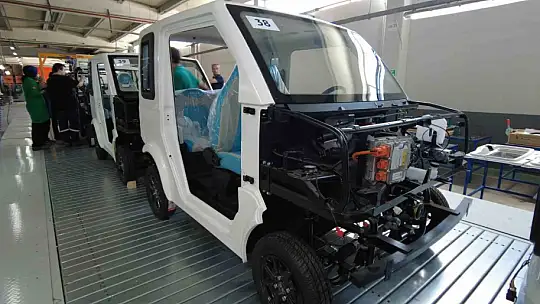 Yüzde 100 yerli elektrikli araç seri üretime hazır