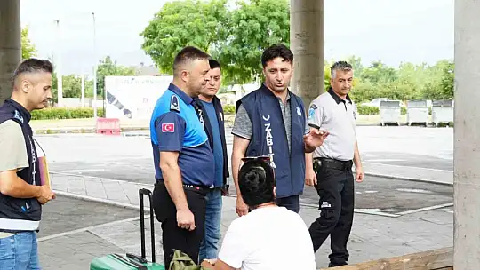 Zabıta ve il sağlıktan terminalde denetim