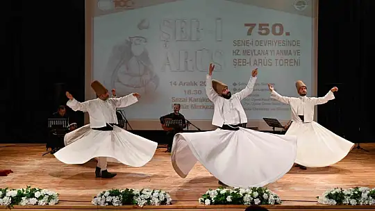 ZBEÜ'de Hz. Mevlana'yı Anma ve Şeb-i Arus töreni gerçekleştirildi