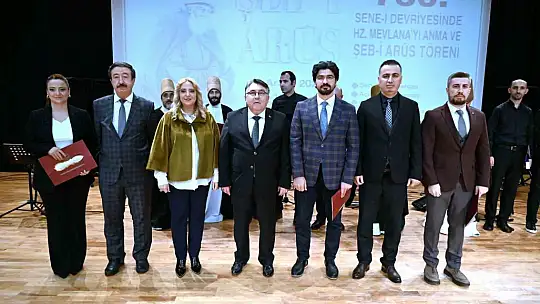 ZBEÜ'de Hz. Mevlana'yı Anma ve Şeb-i Arus töreni gerçekleştirildi