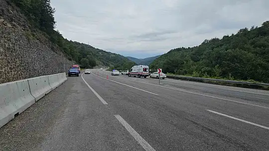 Zonguldak-Ankara yolundaki kazada 1 kişi yaralandı
